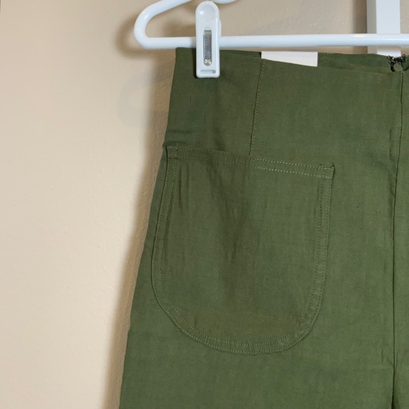 Anthropologie The Colette Magic Fabric Ruffle-Hem Crop Wide-Leg Pants by Maeve - Picture 8 of 16